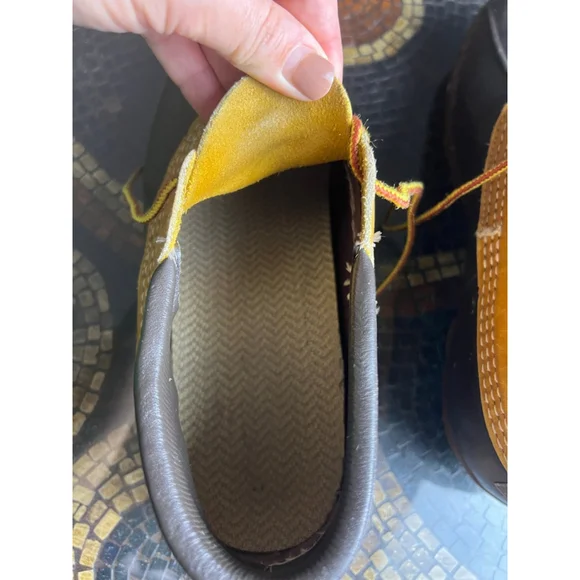 L.L. Bean Maine Hunting Shoe Duck Shoes 10MMade in USABrown Leather Rubber
